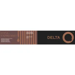 Café Long Espresso 10 cápsulas - Intensidad 16 Delta Q