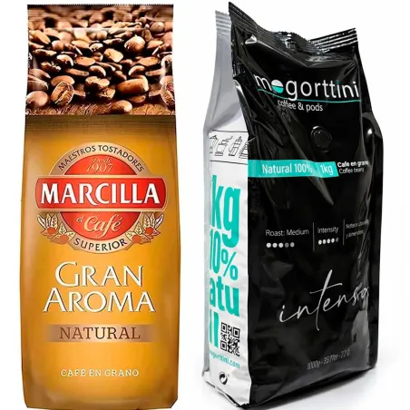 Gran Aroma Natural & Mogorttini Intenso 2 kg – Café en grains