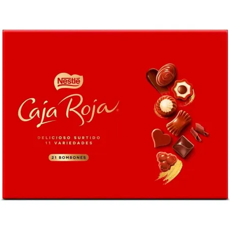 Nestlé Caja Roja de 21  Bombones 198 gramos