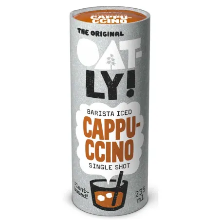 Oatly Cappuccino Barista Iced Bebida de Aveia 2,35 L