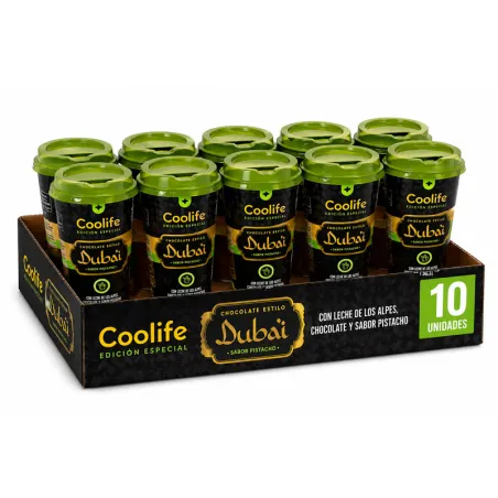 10 Chocolate Dubai Coolife 230 ml RTD Pronto a Beber