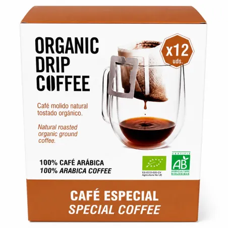Organic Drep Coffee 12 servicios 100% Arabica
