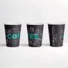 Variedade de copos de papel Mogorttini design 75 unidades 6 Oz 180 ml