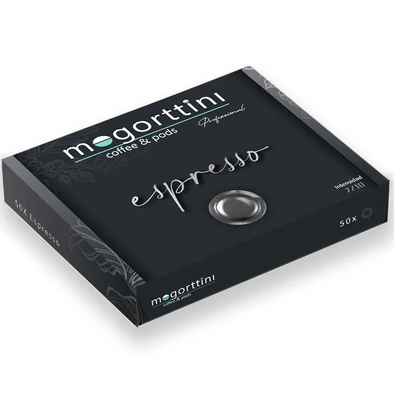 Espresso Mogorttini, compatível com Nespresso Professional 50 cápsulas.