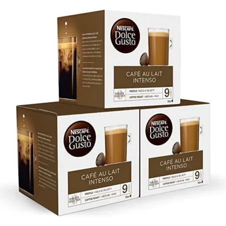 Café au Lait Intenso Pack 48 capsules Dolce Gusto