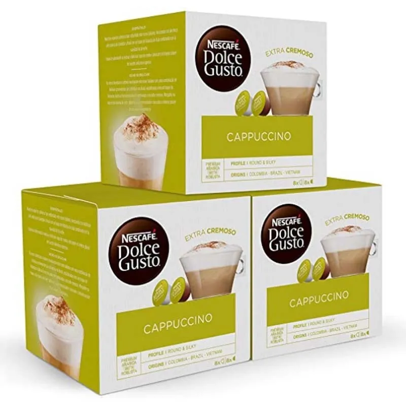 Cappucino 24 servicios. Pack 48 cápsulas Dolce Gusto