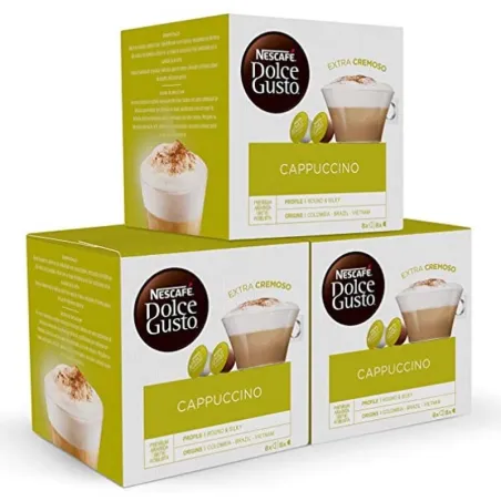 Cappuccino 24 boissons Pack 48 capsules Dolce Gusto
