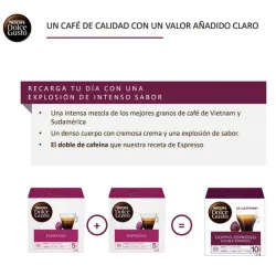 Doppio Espresso  Dolce Gusto 3 cajas de 16 unidades Vietnam y Sudamerica