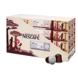 Nescafé Africas Ristretto – 120 capsules aluminium compatibles Nespresso®