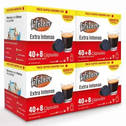 Extra Intenso Kfetea – 4 boîtes de 48 capsules compatibles Dolce Gusto
