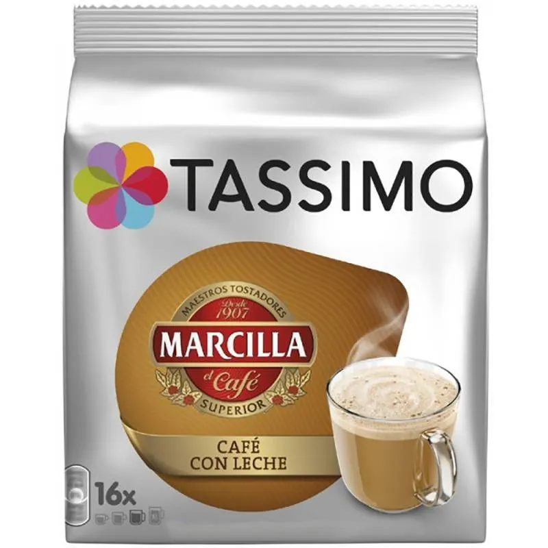Café con leche MARCILLA 16 conjuntos de serviços TASSIMO.