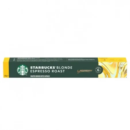 Starbucks Blonde Espresso Roast – 10 capsules compatibles Nespresso® aluminium