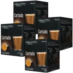 Cortado Mogorttini – 4 boîtes de 16 capsules compatibles Dolce Gusto