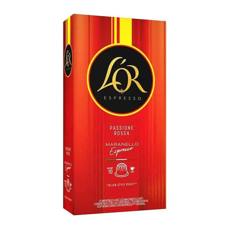 Ristretto Maranello, Passione Rossa 10 cápsulas Nespresso L'or
