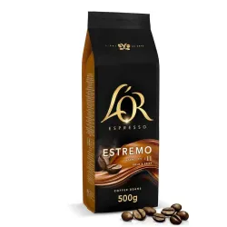 Estremo L’OR Espresso 500 g – Café en grains de qualité supérieure