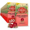 10 boîtes Marcilla Puro Arabica Espresso – 100 capsules Nespresso