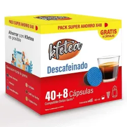 Décaféiné Kfetea compatible Dolce Gusto – 48 capsules format économique