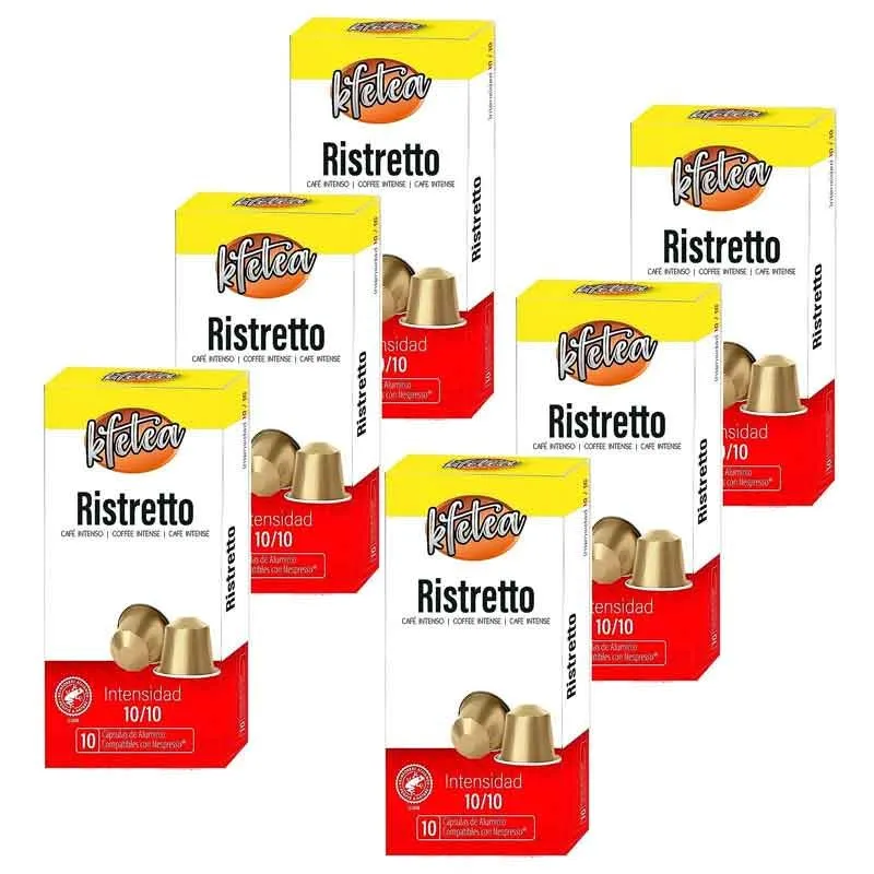 60 capsules Ristretto Kfetea compatibles Nespresso