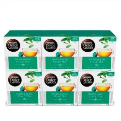 Marrakesh Style Tea – 6 boîtes de capsules Dolce Gusto (48 capsules)