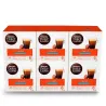 Café Lungo Décaféiné – 6 boîtes de 16 capsules Nescafé Dolce Gusto