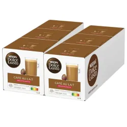 Café au lait décaféiné – Pack 96 capsules Nescafé Dolce Gusto