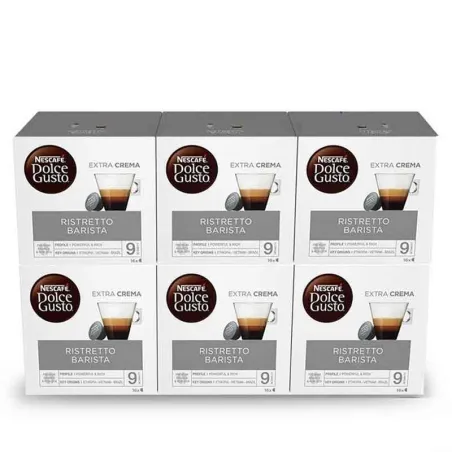 Café Ristretto Barista – 6 boîtes de capsules Nescafé Dolce Gusto