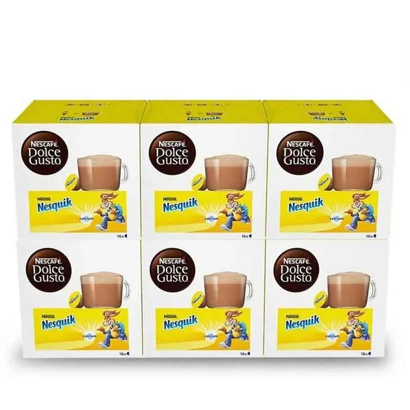 Nesquik 6 cajas de 16 cápsulas Dolce Gusto