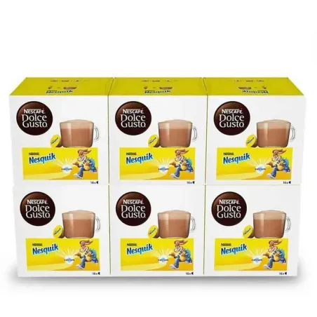 Nesquik 6 cajas de 16 cápsulas Dolce Gusto