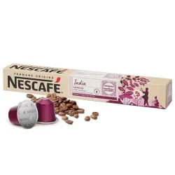 Nescafé India – 10 capsules aluminium compatibles Nespresso® intensité 9