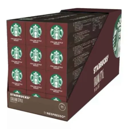 Starbucks Italian Style Roast – 120 capsules compatibles Nespresso®