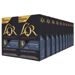 L’OR Fortissimo 20 boîtes compatibles Nespresso 200 capsules