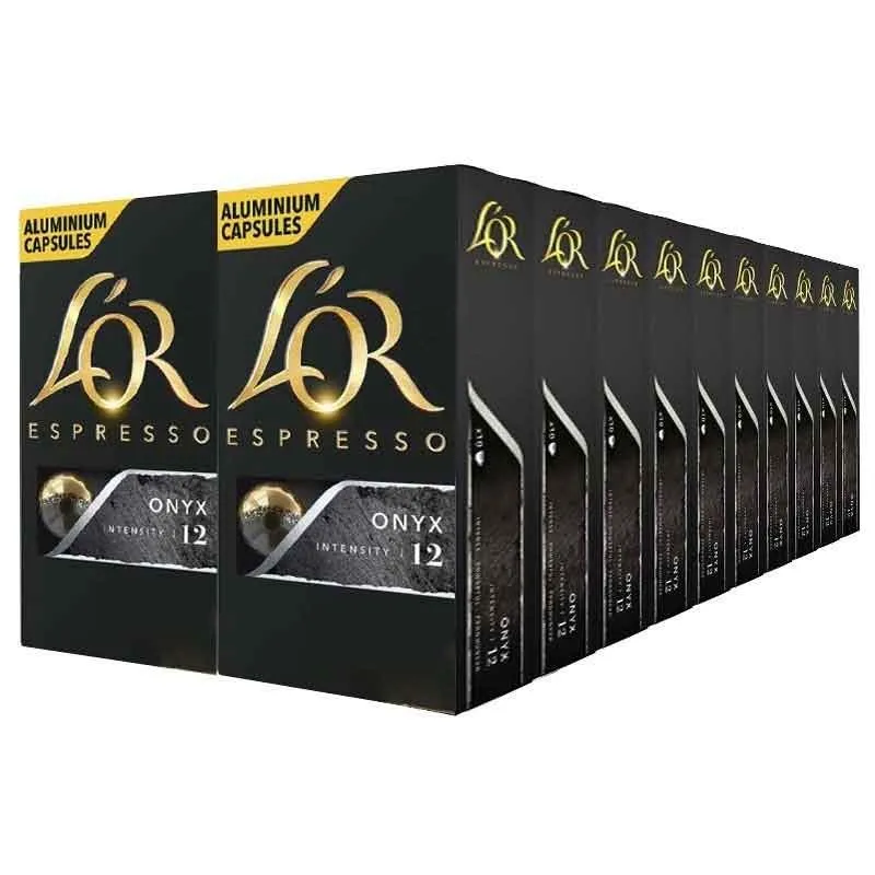 comprar Onyx L'or 20 cajas compatible Nespresso 200 cápsulas